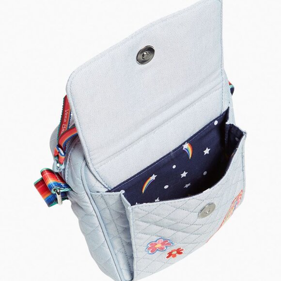 Vera Bradley Small Crossbody Love Is Love Rainbow Pride NWT - Picture 3 of 11